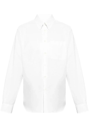 Kenzo patterned-jacquard cotton shirt - White