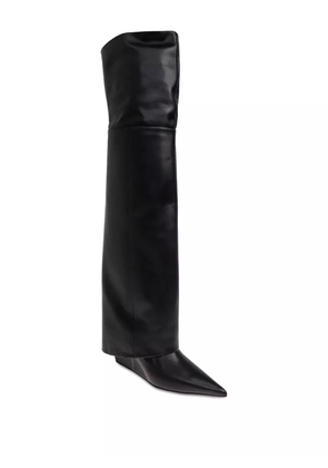 Vic Matie 100mm over-the-knee leather boots - Black