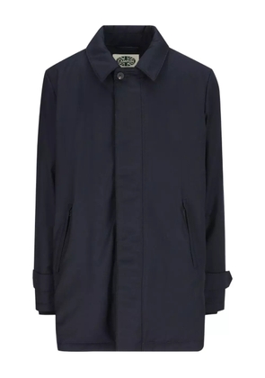 Camplin North buttoned-fastening welt-pocket coat - Blue