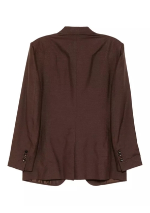 TOM FORD silk single-breasted suit - Brown