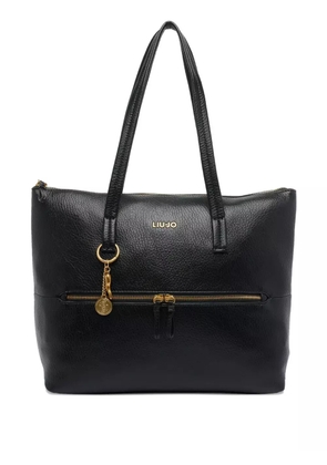 LIU JO zip-fastening logo shoulder bag - Black