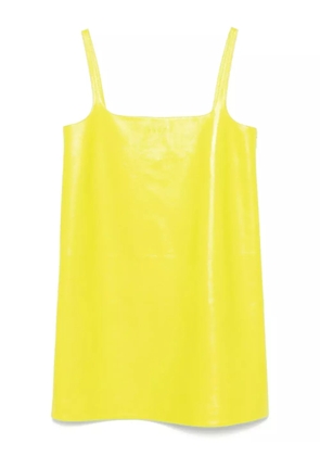 Gucci leather mini dress - Green