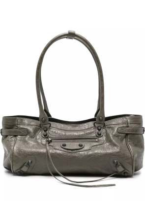 Balenciaga leather top-handle shoulder bag - Green