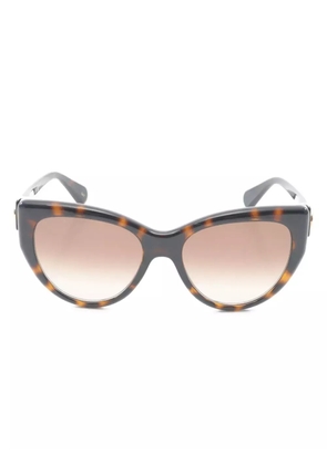 Gucci Pre-Owned 20s tortoiseshell cat-eye sunglasses - Brown