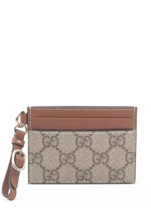 Gucci Pre-Owned 2020s GG emblem card holder - Brown