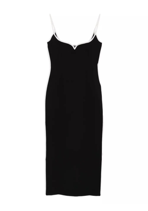 Paris Georgia Heart midi dress - Black
