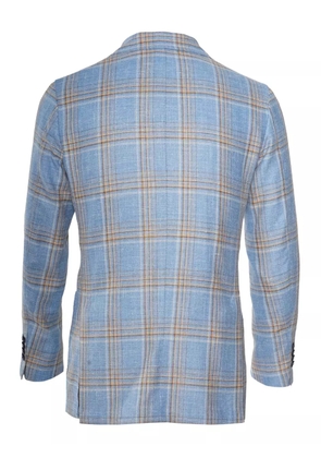 SARTORIO NAPOLI glen plaid sport jacket - Blue