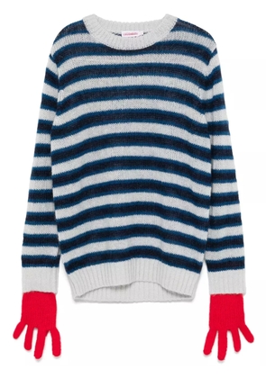 Charles Jeffrey Loverboy Mohair Gloves jumper - Blue