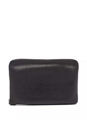 Hermès Pre-Owned 2015 Azap TGM leather zip wallet - Black