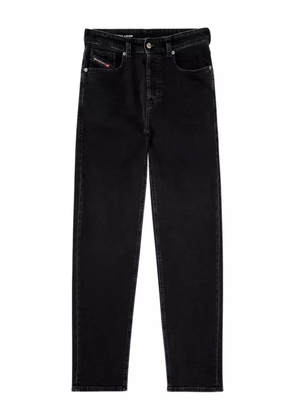 Diesel high-waisted straight-leg jeans - Black