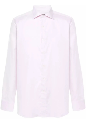 Canali jacquard shirt - Pink