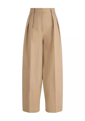 Altuzarra pleated gabardine trousers - Neutrals
