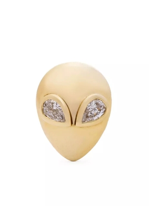 Alina Abegg 14K yellow gold Alien diamond earrings