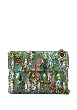 Kurt Geiger London mini Kensington crystal-embellishment crossbody bag - Green