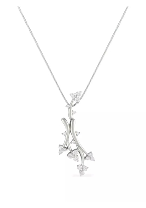 LB Exclusive platinum platinum diamond necklace - Silver