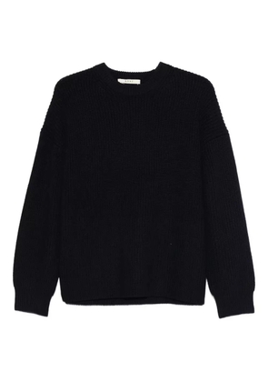 6397 ribbed crew-neck sweater - Blue