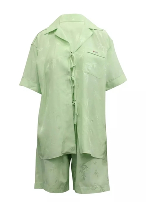 Pre-Owned Alexander Wang jacquard pajama set - Green