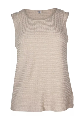 Giorgio Armani Pre-Owned knitted sleeveless top - Neutrals