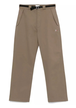 ROA belted chinos - Brown