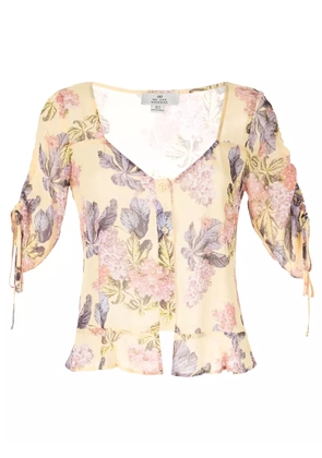 We Are Kindred Stevie sweetheart blouse - Yellow