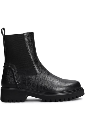 Evaluna leather combat boots - Black