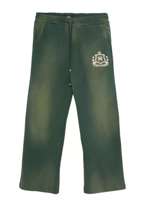 AMIRI crest-embellished track pants - Green