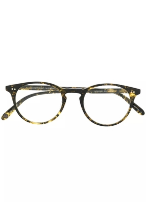 Garrett Leight Winward round-frame glasses - Black