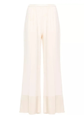 Forte Forte crepe straight trousers - Neutrals