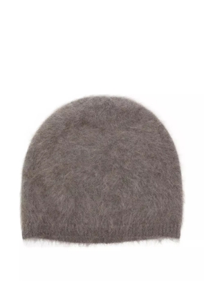 Lisa Yang The Brushed mohair beanie - Grey