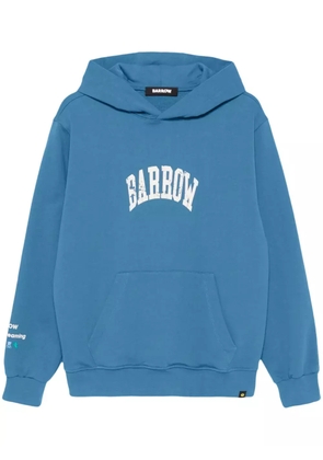 BARROW logo-print hoodie - Blue