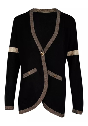 CHANEL Pre-Owned 2019 Paris-New York cardigan - Black