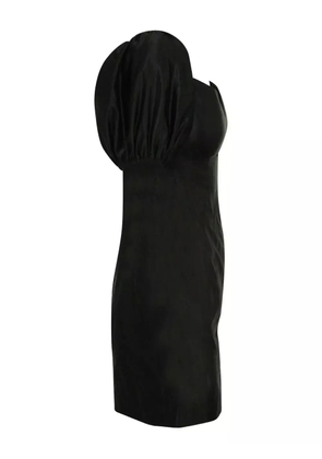 Caroline Constas puff-sleeve cut-out dress - Black