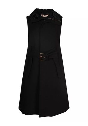 Marni Pre-Owned belted sleeveless coat - Black