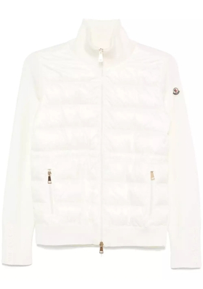 Moncler panelled jacket - White