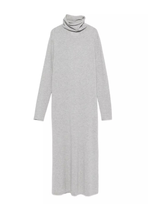 Lisa Yang turtleneck long-sleeve dress - Grey