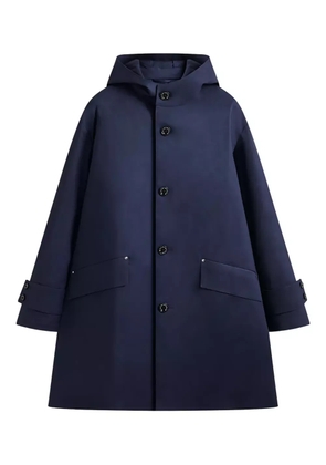 Mackintosh Humbie Raintec hooded button-fastening coat - Blue