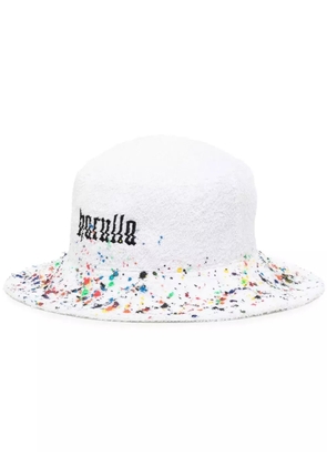 Haculla Glitched Haculla bucket hat - White