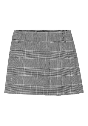 Philipp Plein check-pattern skort - Grey