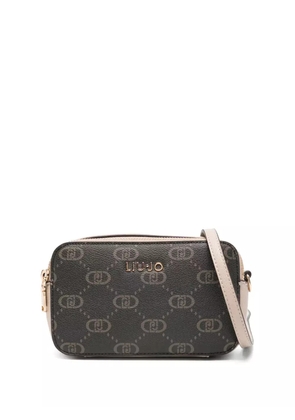 LIU JO logo-plaque cross body bag - Brown