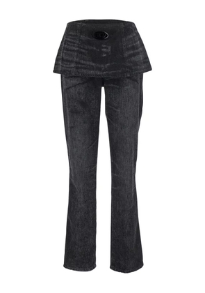 Diesel D-Hourijan-Fsh2 peplum-waist jeans - Grey