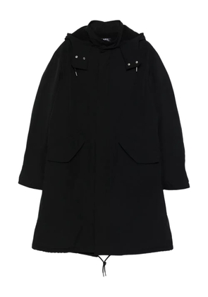A.P.C. single-breasted coat - Black