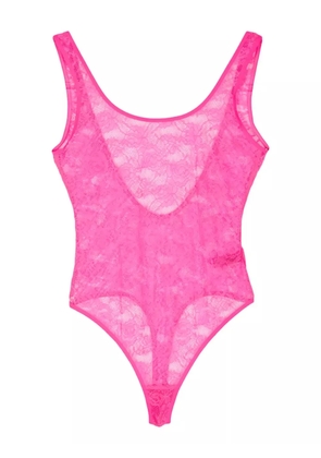 Maison Close Flashback Néon open back bodysuit - Pink