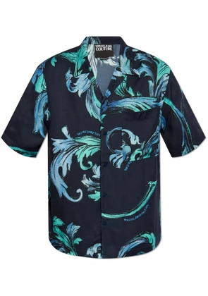 Versace Jeans Couture Barocco-print shirt - Blue