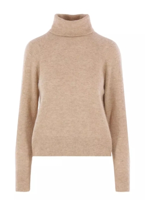 Zanone turtleneck ribbed-edge sweater - Neutrals