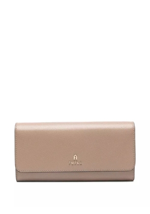 Furla logo-plaque wallet - Neutrals