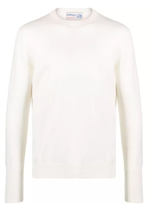 Ballantyne crew-neck cashmere jumper - White