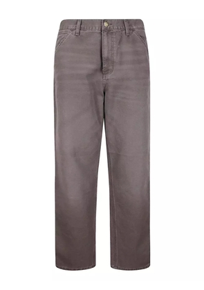 Carhartt WIP logo-patch trousers - Grey