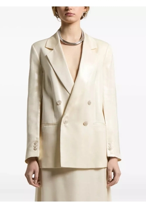 Peserico double-breasted blazer - Neutrals