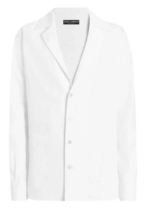 Dolce & Gabbana peak-lapel collar shirt - White