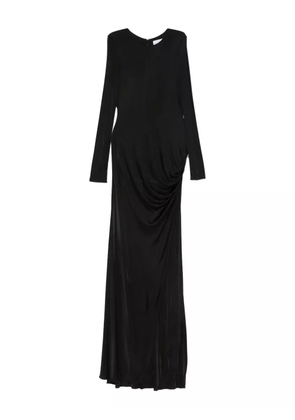 Giuseppe Di Morabito long-sleeve draped dress - Black